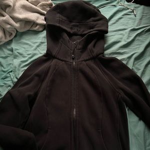 Black lululemon scuba hoodie full zip